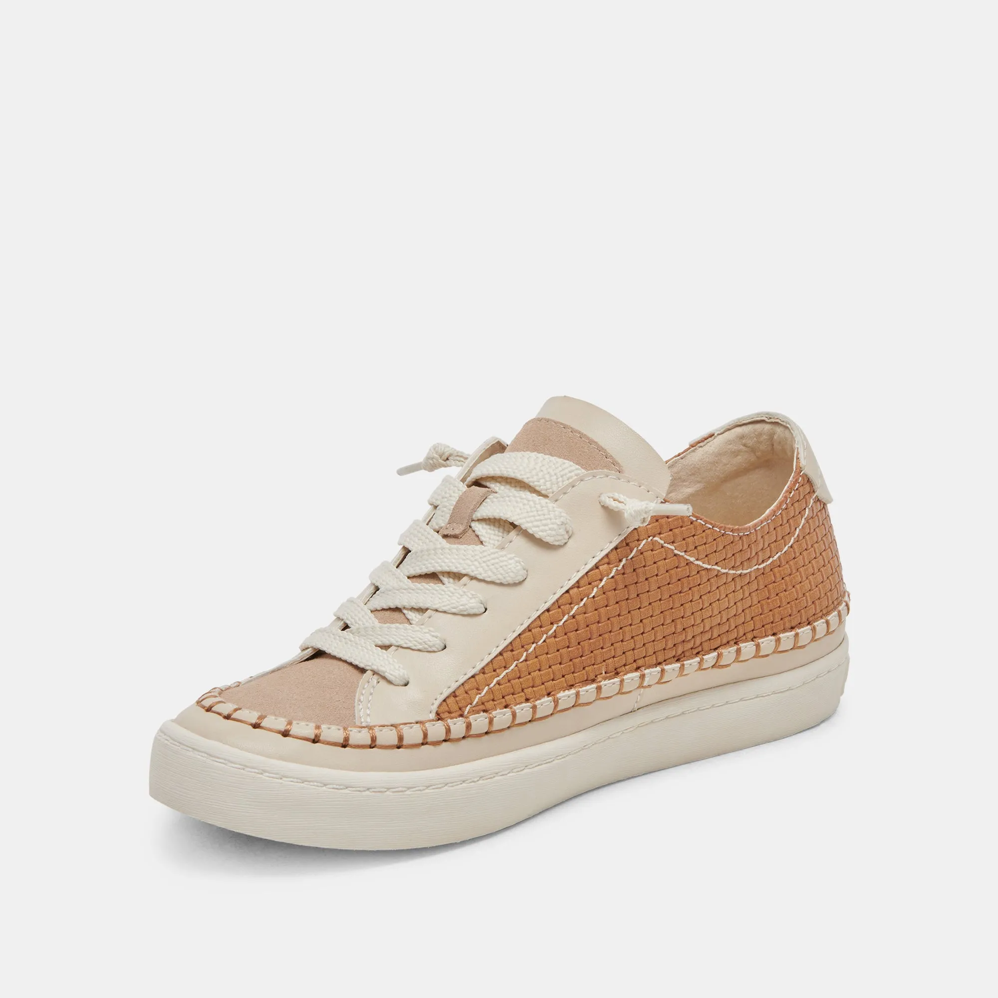 ZOLEN SNEAKERS BRAUN GEFLOCHTEN