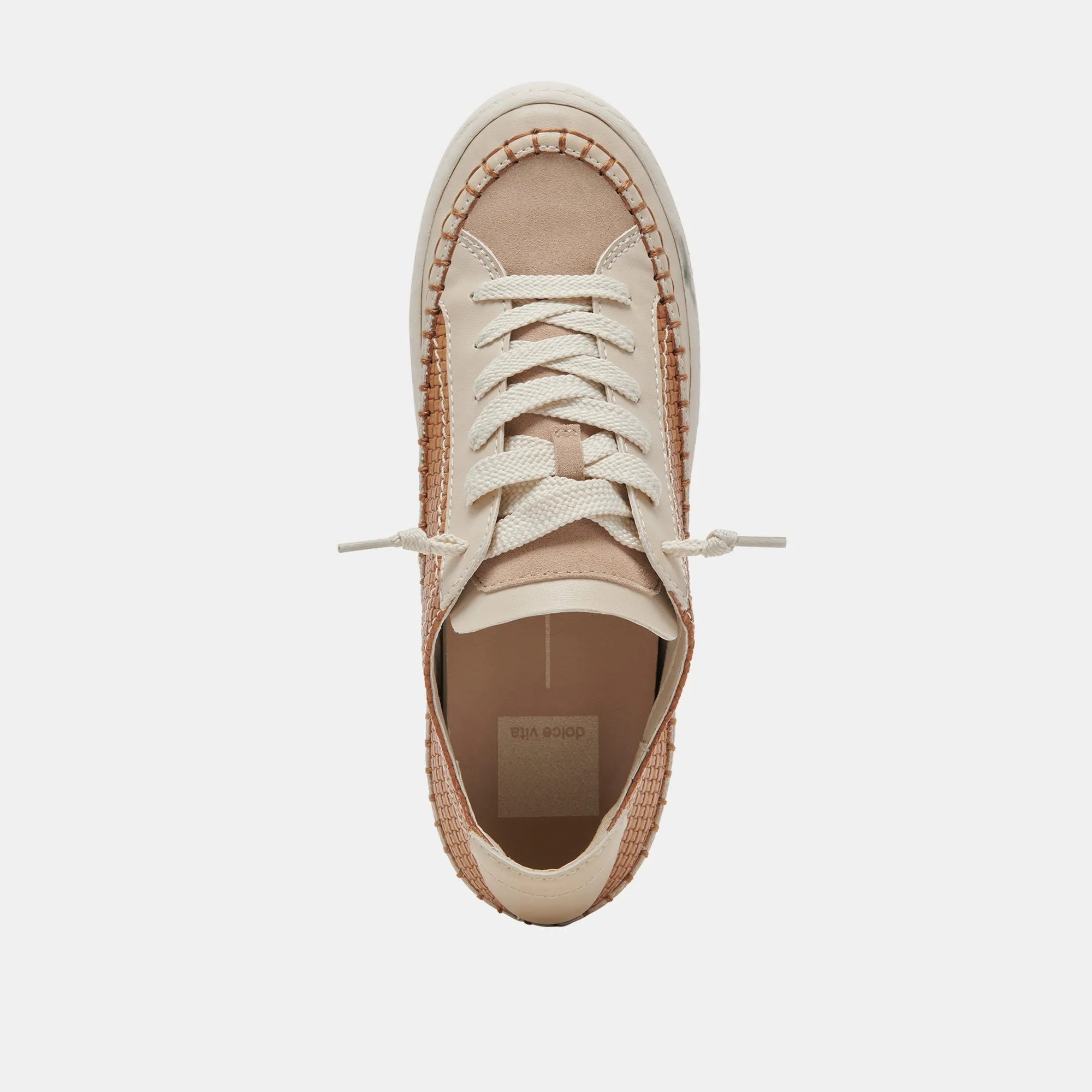 ZOLEN SNEAKERS BRAUN GEFLOCHTEN